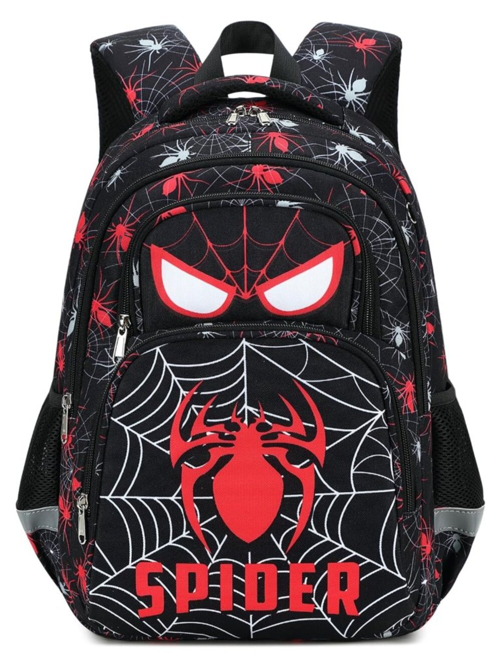 Water-Resistant Polyester Kids Backpack Elementary School Bag Reflective